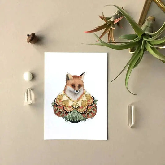 5"x 7" Fox Print - Collector