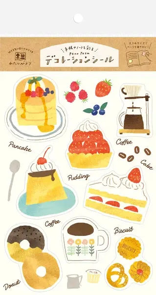 FURUKWASHIKO - Coffee Time Sticker Sheets FURUKWASHIKO