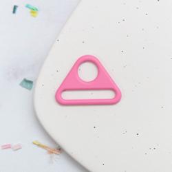 1.5" Triangle Ring 12ct P Pink