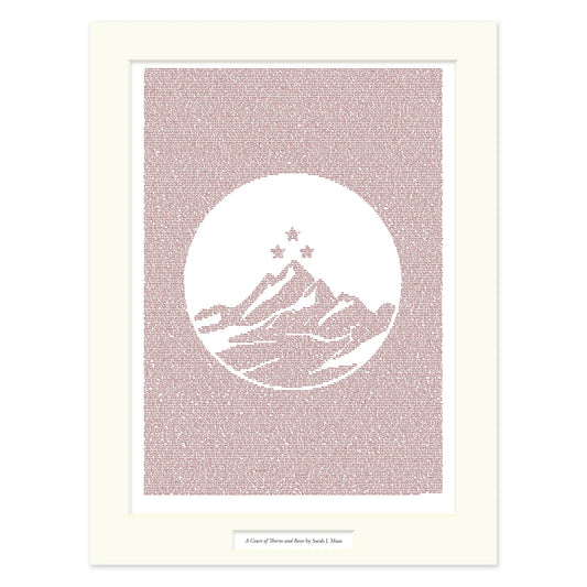 A Court of Thorns and Roses Matted Print Litographs