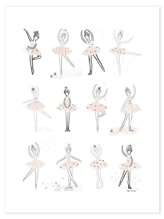 ART PRINT(60X80cm) - BALLERINAS