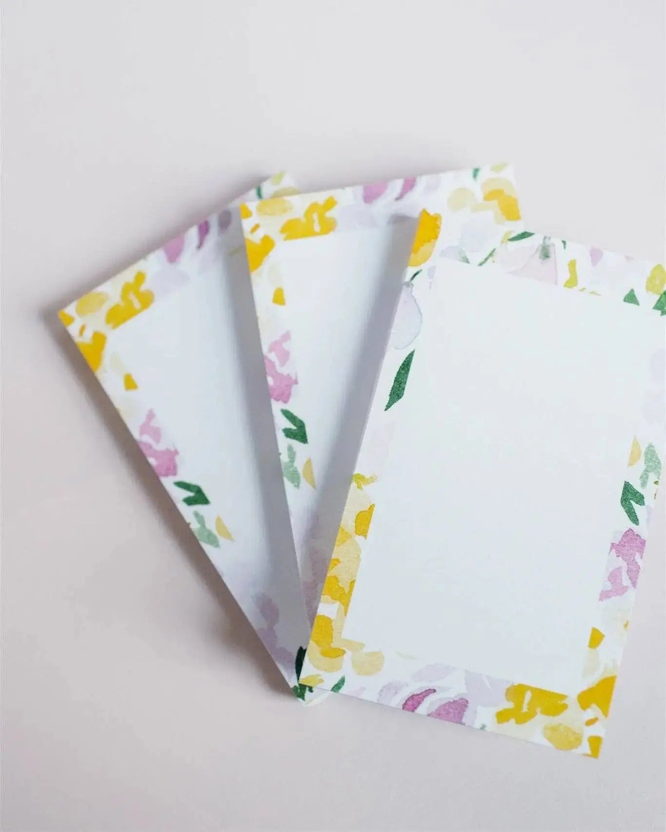 Abstract Flora Watercolor 75 Sheet Desk Notepad