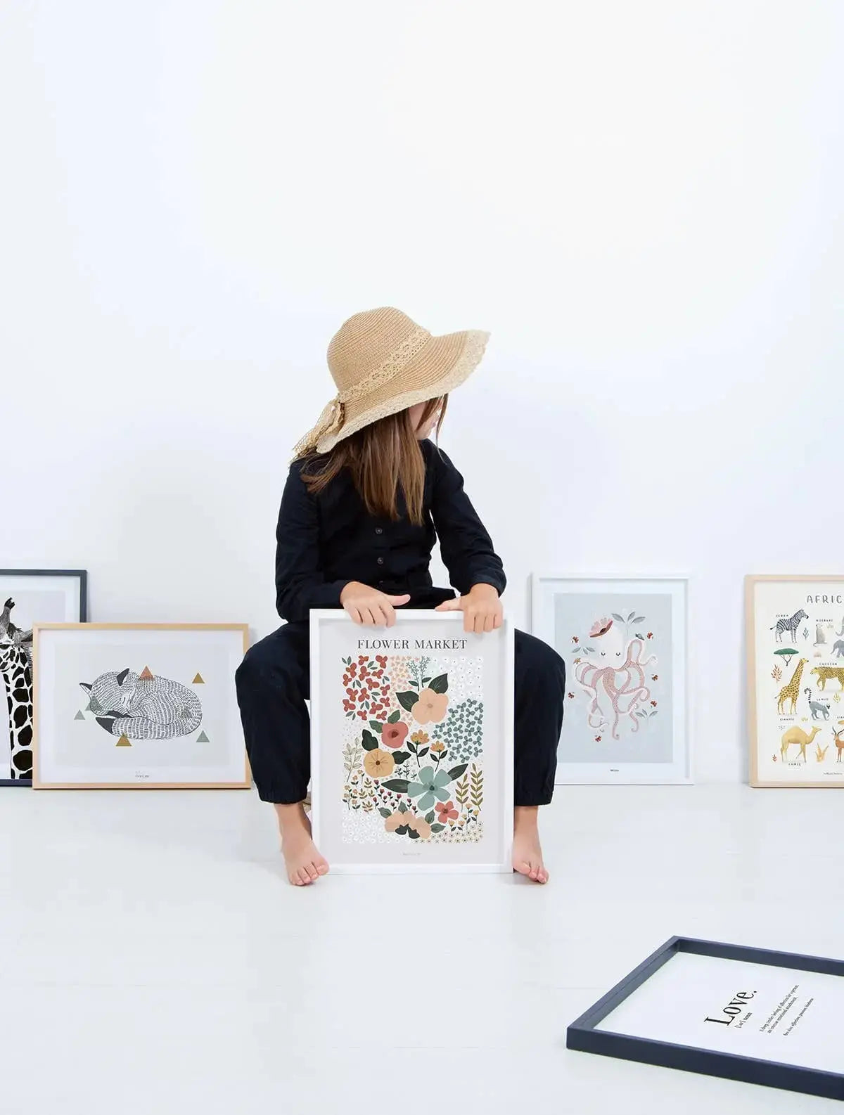 Art print (30 x 40 cm) - animals from africa