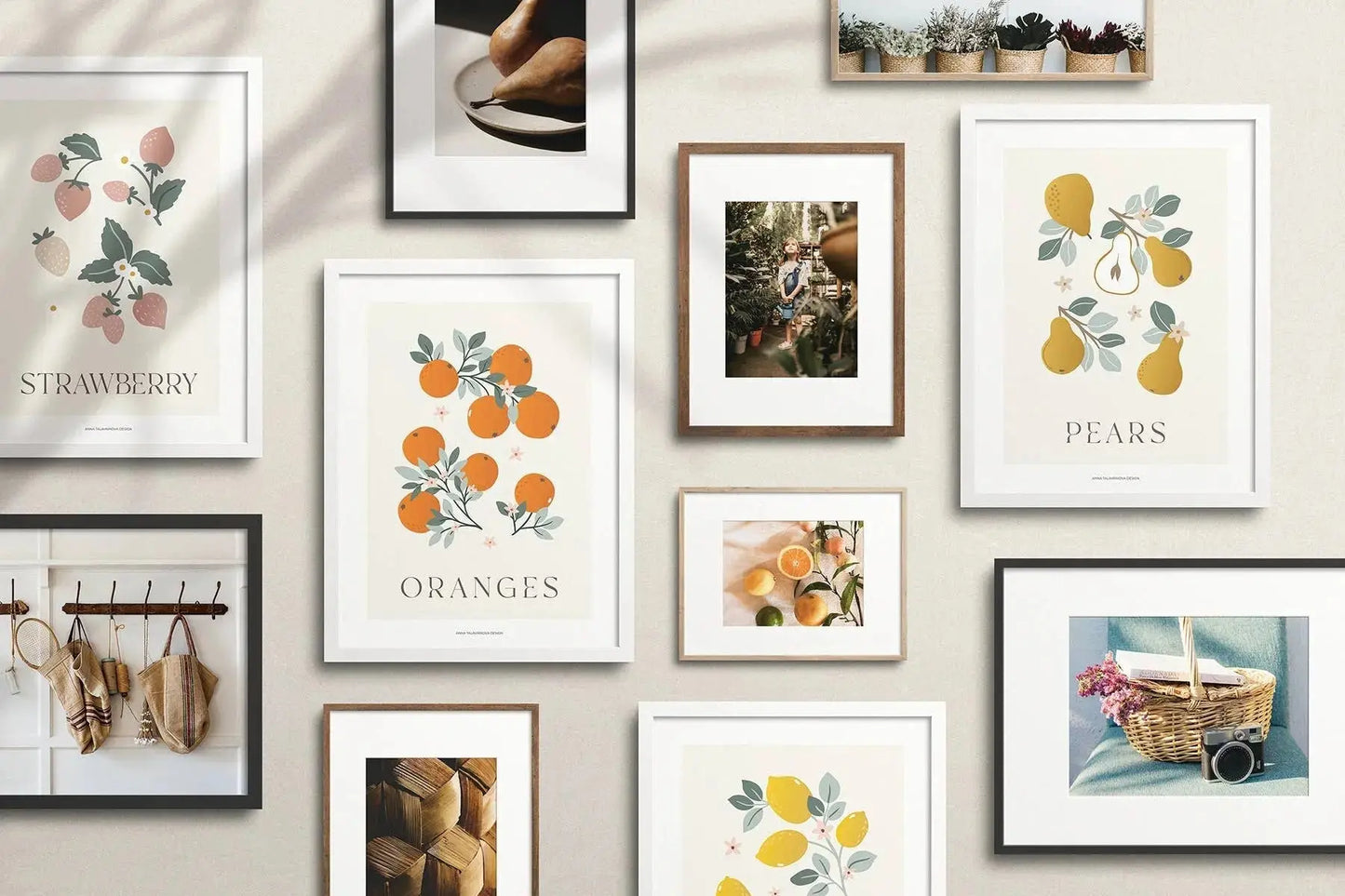 Art print (30 x 40 cm) - lemons