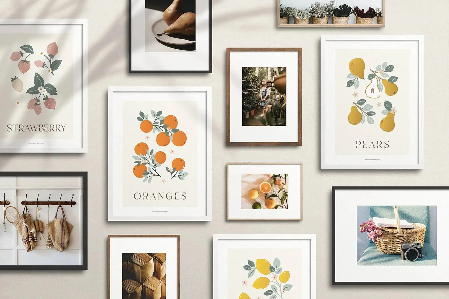 Art print (30 x 40 cm) - oranges