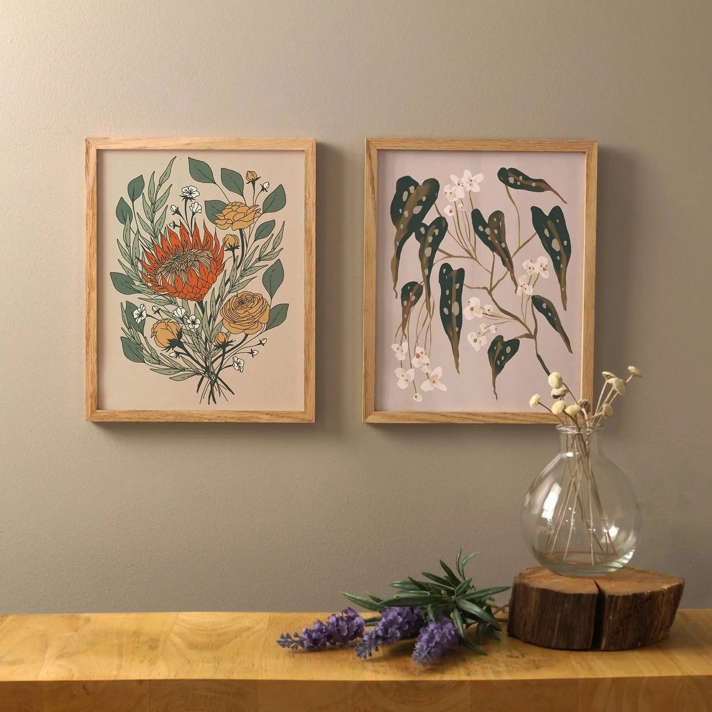 Begonia Plant 8x10 Art Print