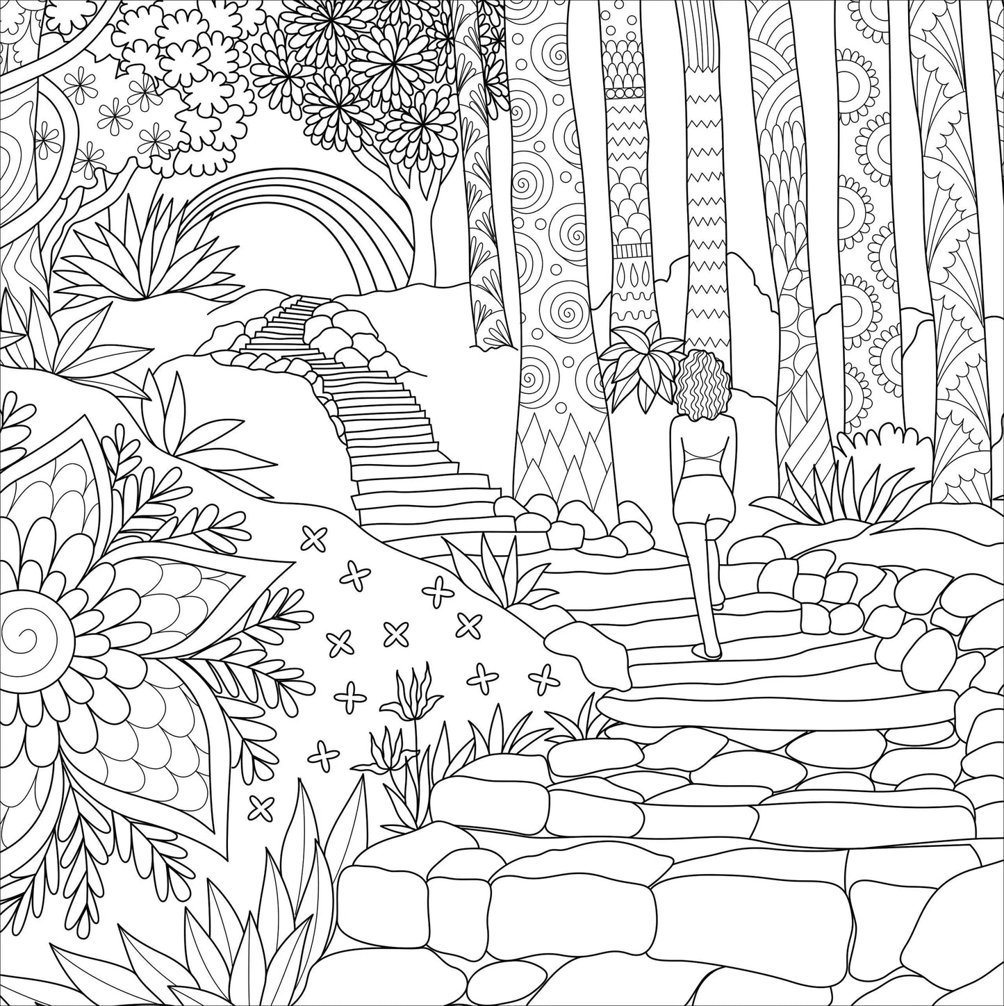 Boho Dreams Adult Coloring Book Peter Pauper Press