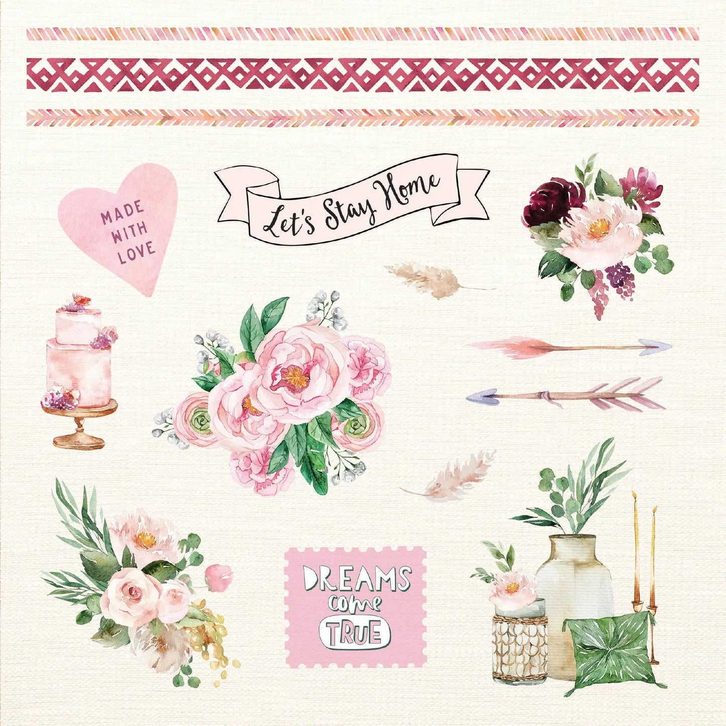 Boho Dreams Sticker Book Peter Pauper Press