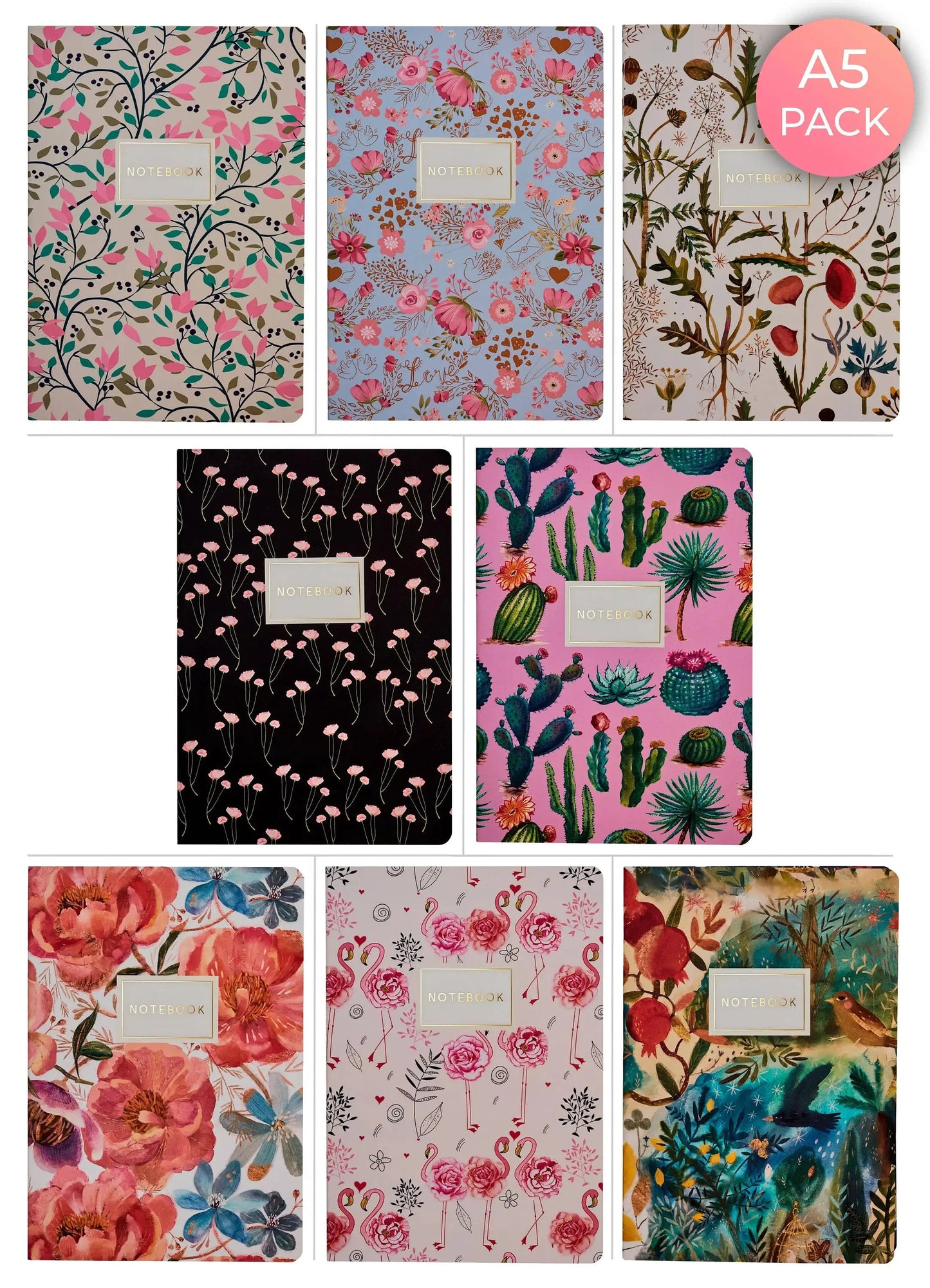 Bruno Visconti -New Flora Notebook Collection