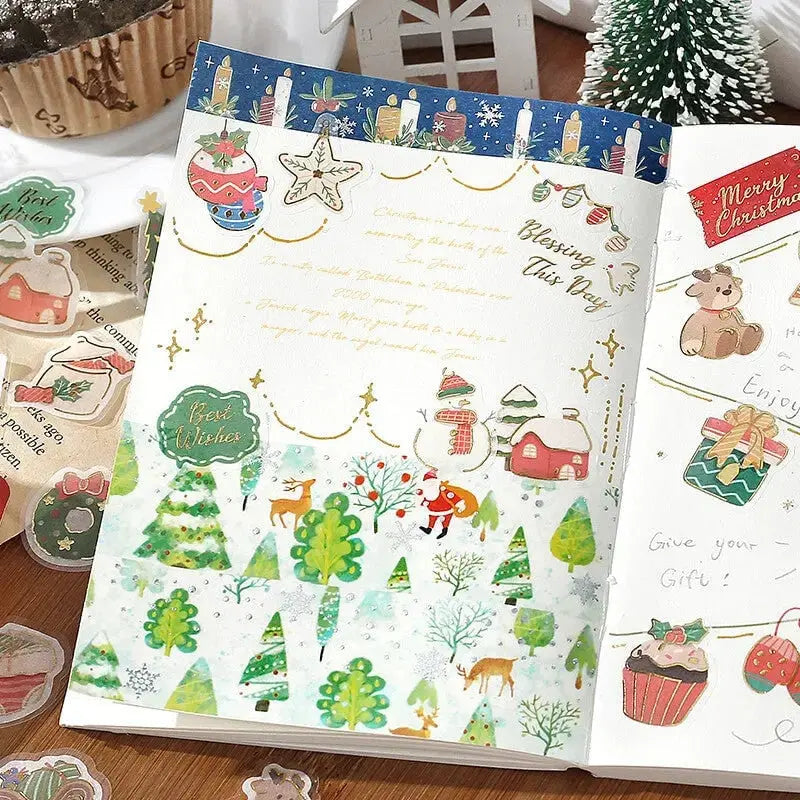 Holiday/Christmas - Flake Washi Stickers