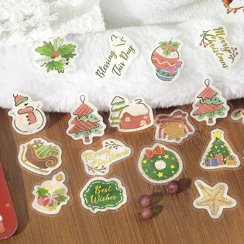 Holiday/Christmas - Flake Washi Stickers