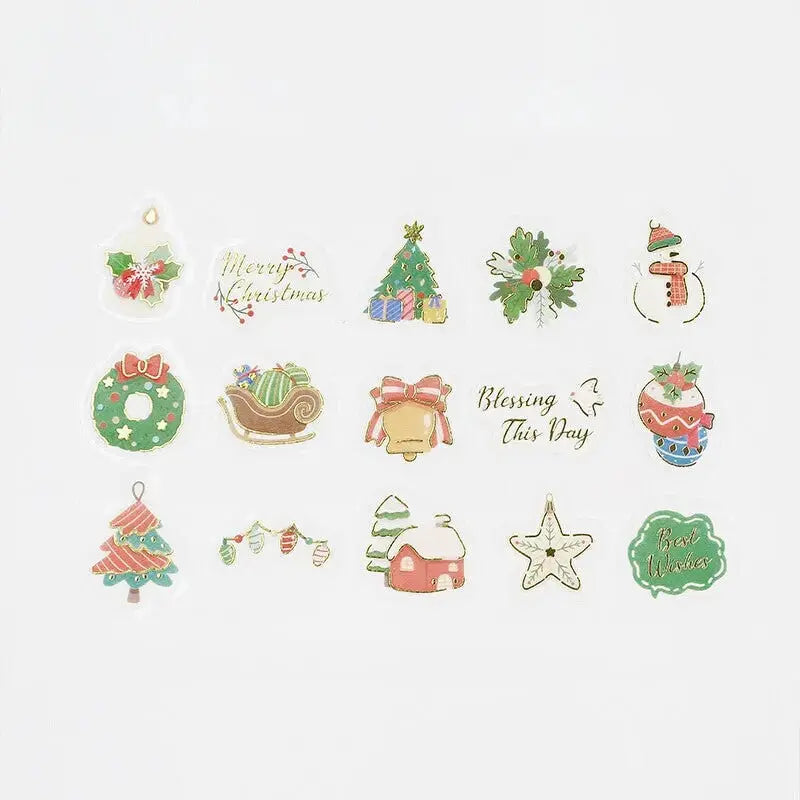 Holiday/Christmas - Flake Washi Stickers