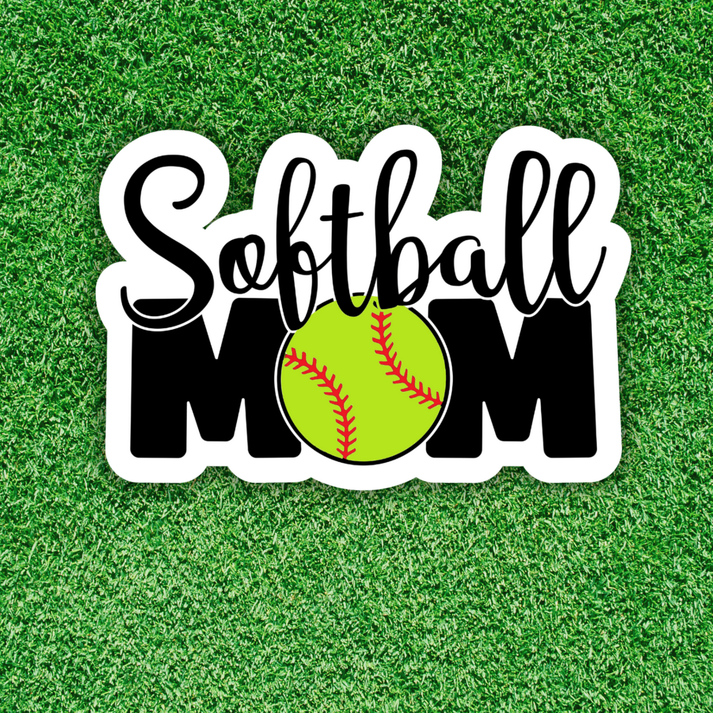 Softball Mom- Sticker