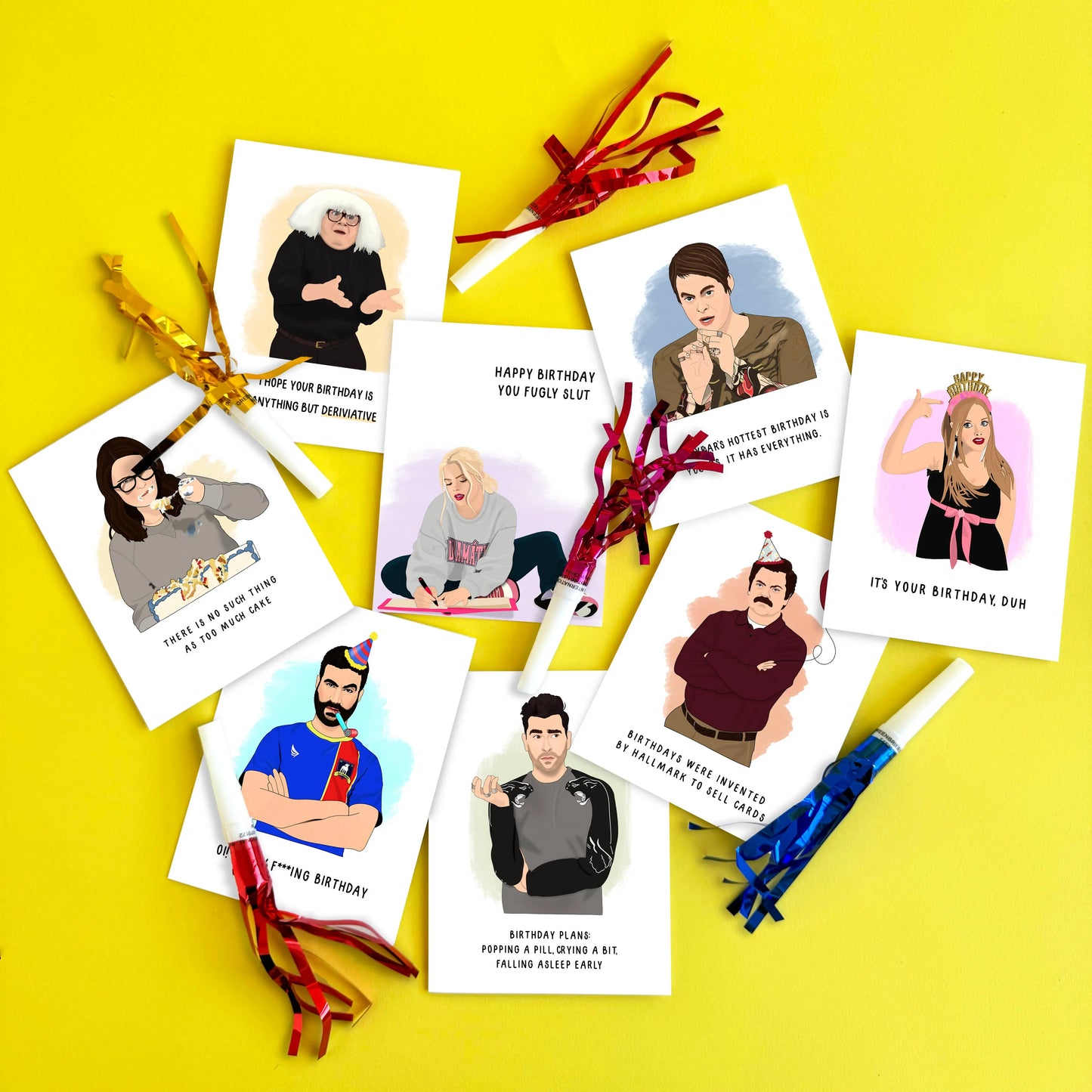 David Rose Schitt's Creek Birthday Card Harper Grace Press