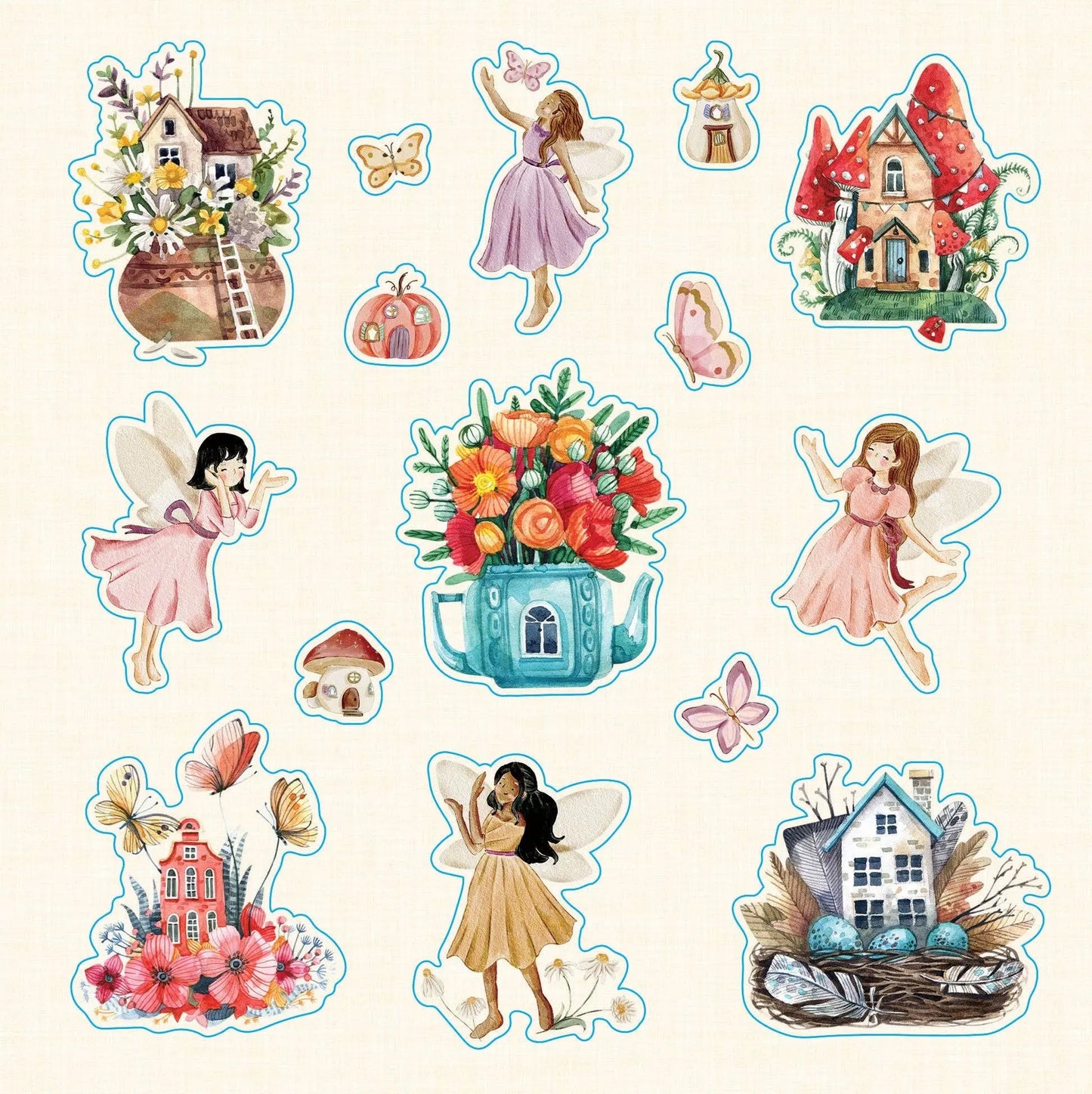 Faerie Kingdom Sticker Book Peter Pauper Press