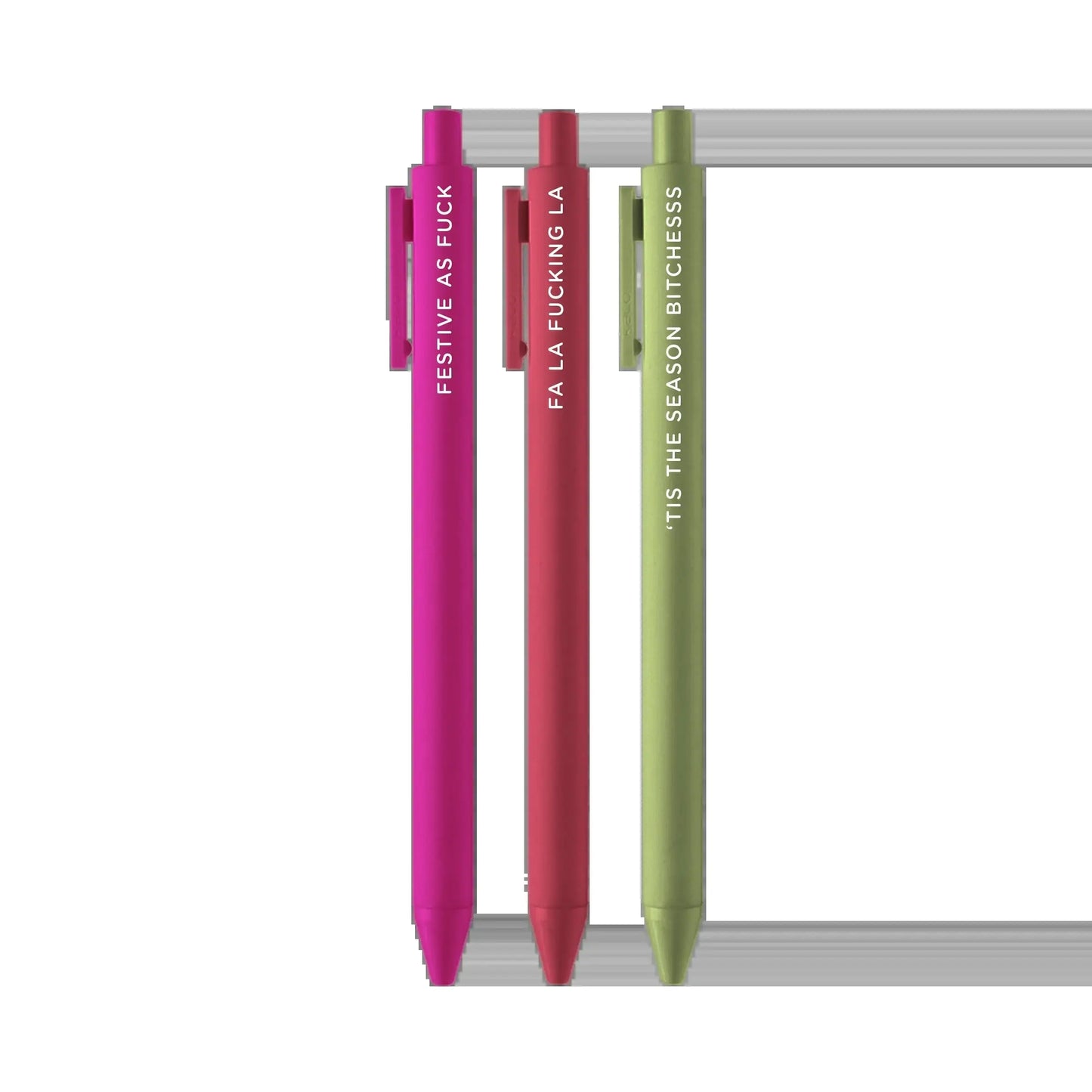 Festive as F@K Holiday Jotter Pen Set