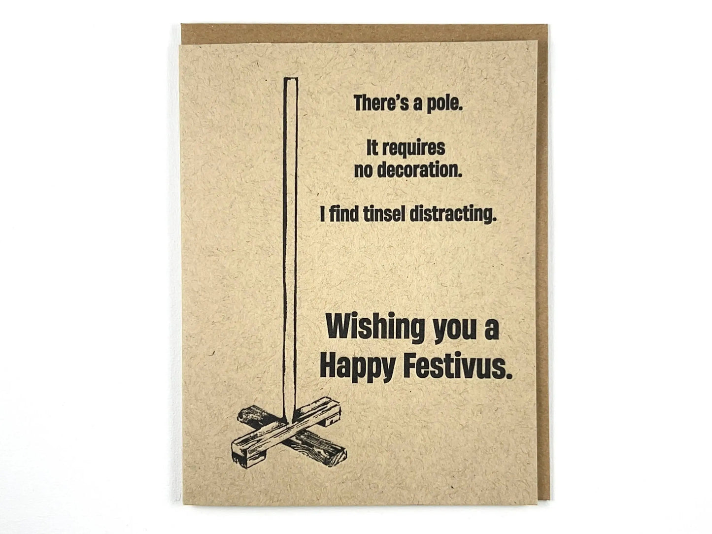Festivus Pole Card
