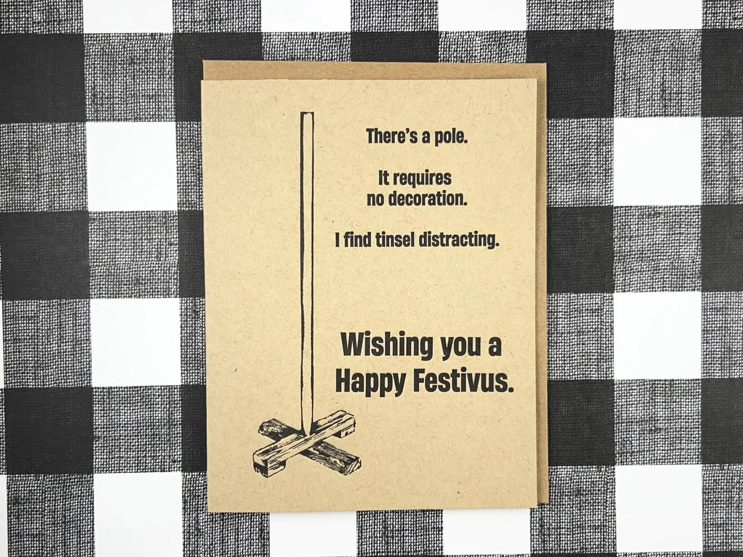 Festivus Pole Card