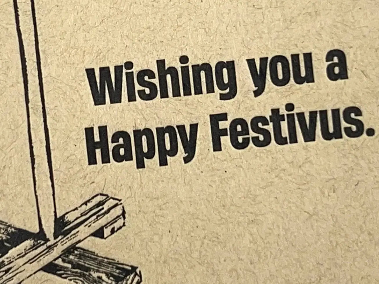 Festivus Pole Card