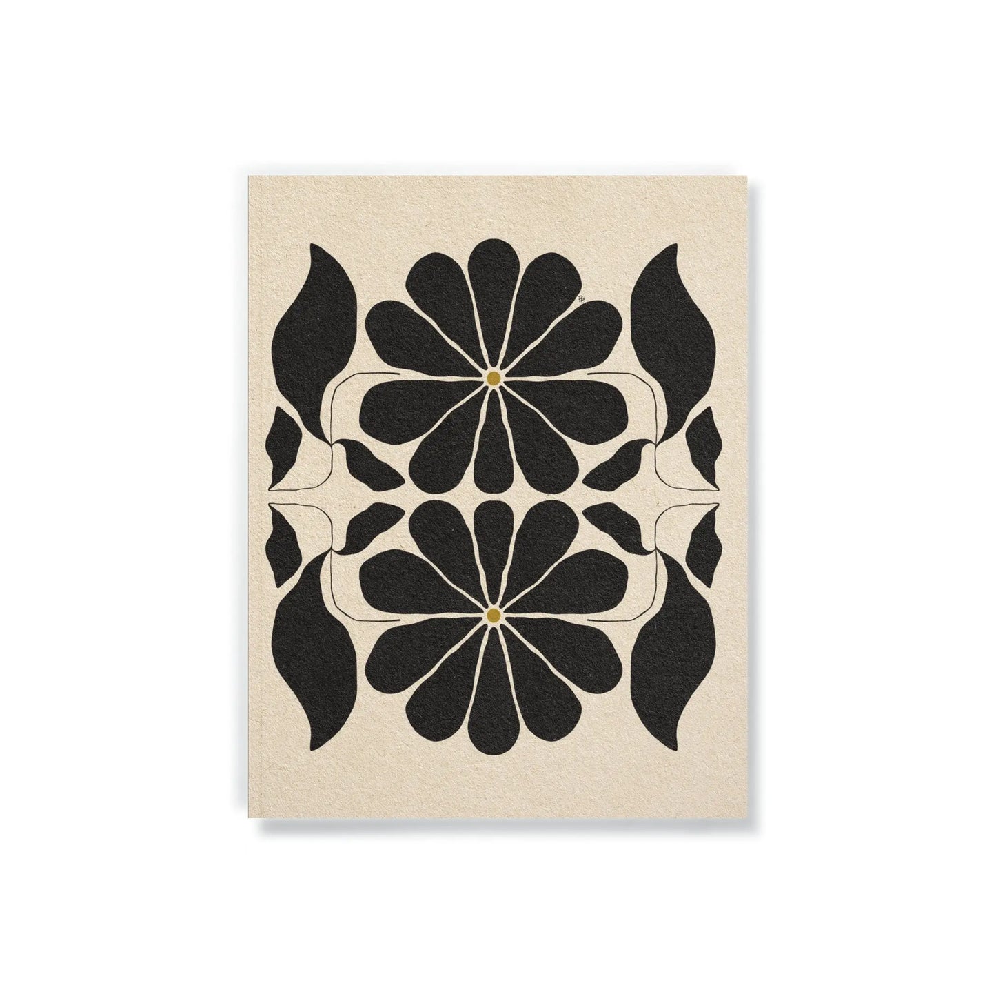 Floral Balance Medium Layflat Journal Notebook