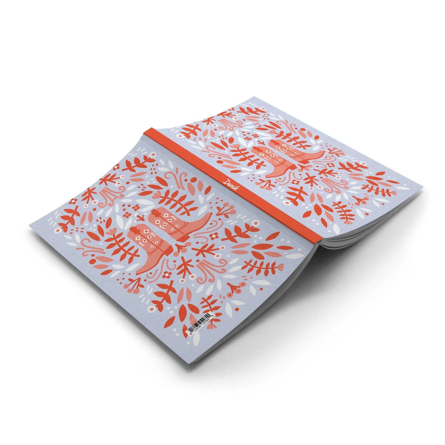 Folksy Boots Classic Layflat Journal Notebook