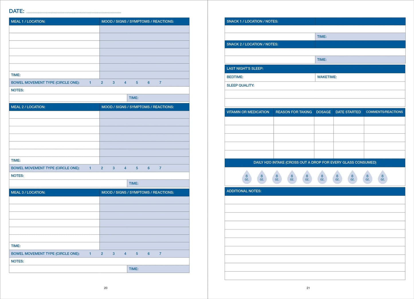 Food Sensitivity Journal - Harper Grace Press