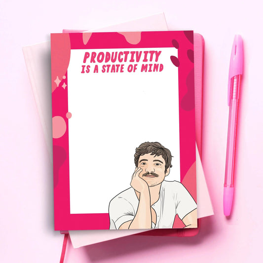 Funny To Do List - Pedro Pascal Pop Culture Notepad