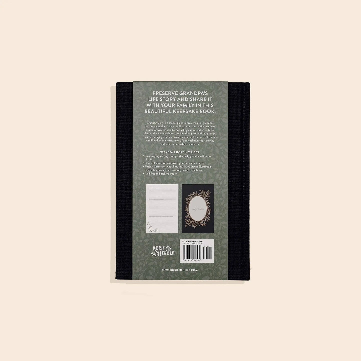 Grandpa's Story: A Memory and Keepsake Journal for My Family Harper Grace Press
