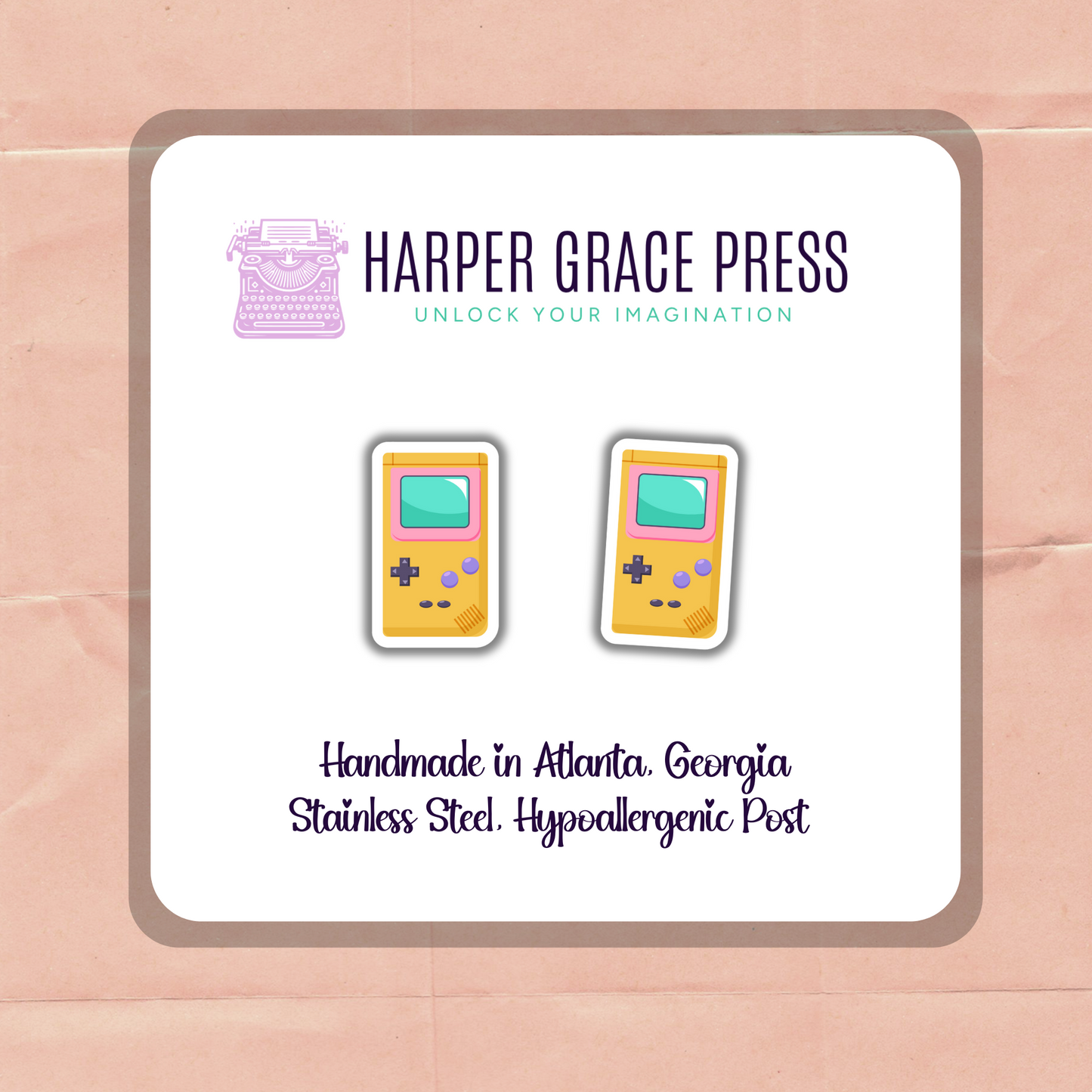 Video Game (Gameboy) Earrings