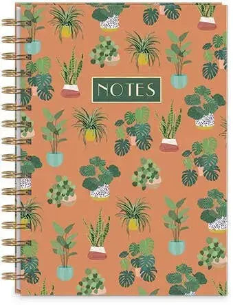 Hardcover Spiral Journal-Plant Lady