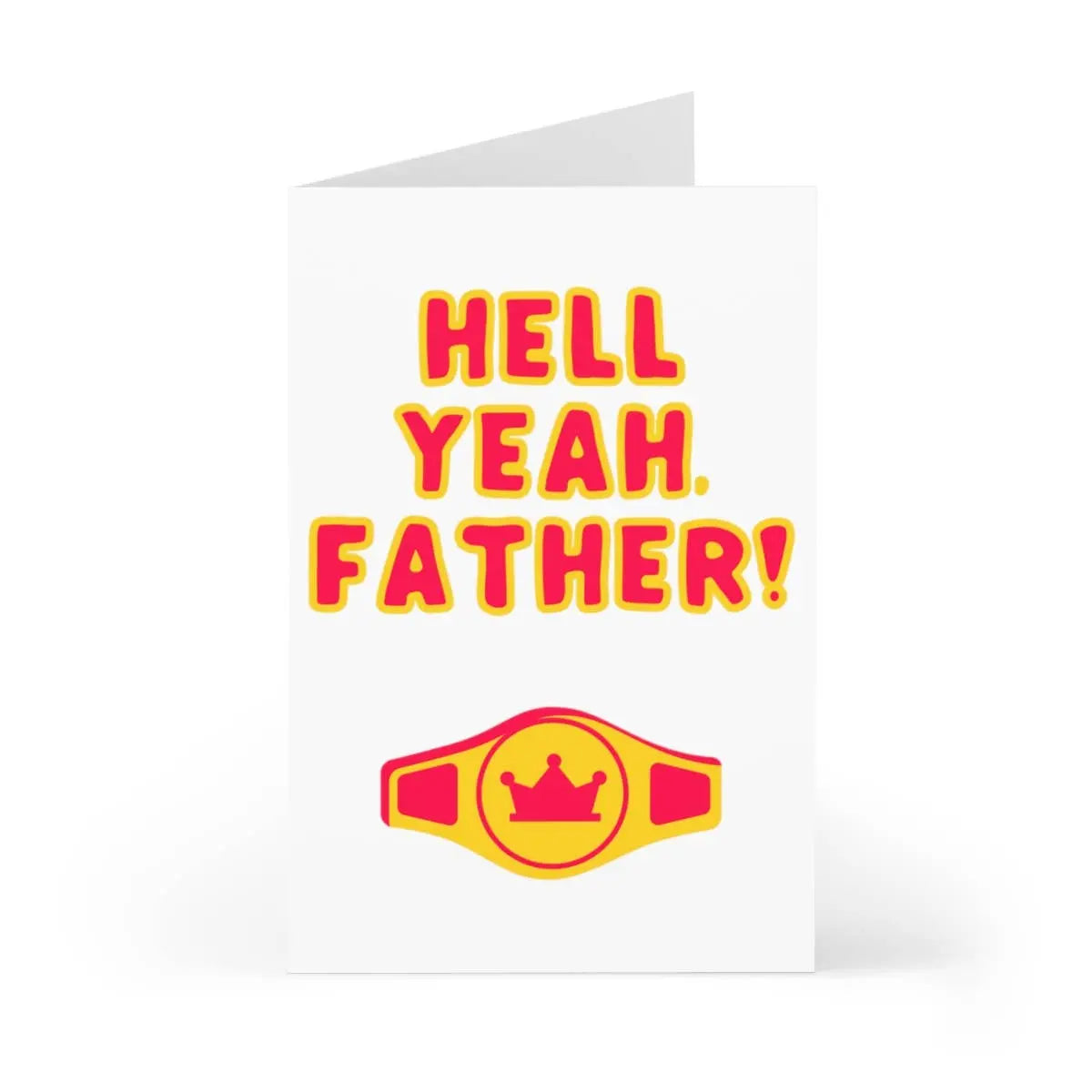 Hell Yeah Father Funny Fathers Day Card Pop Culture Gifts Harper Grace Press