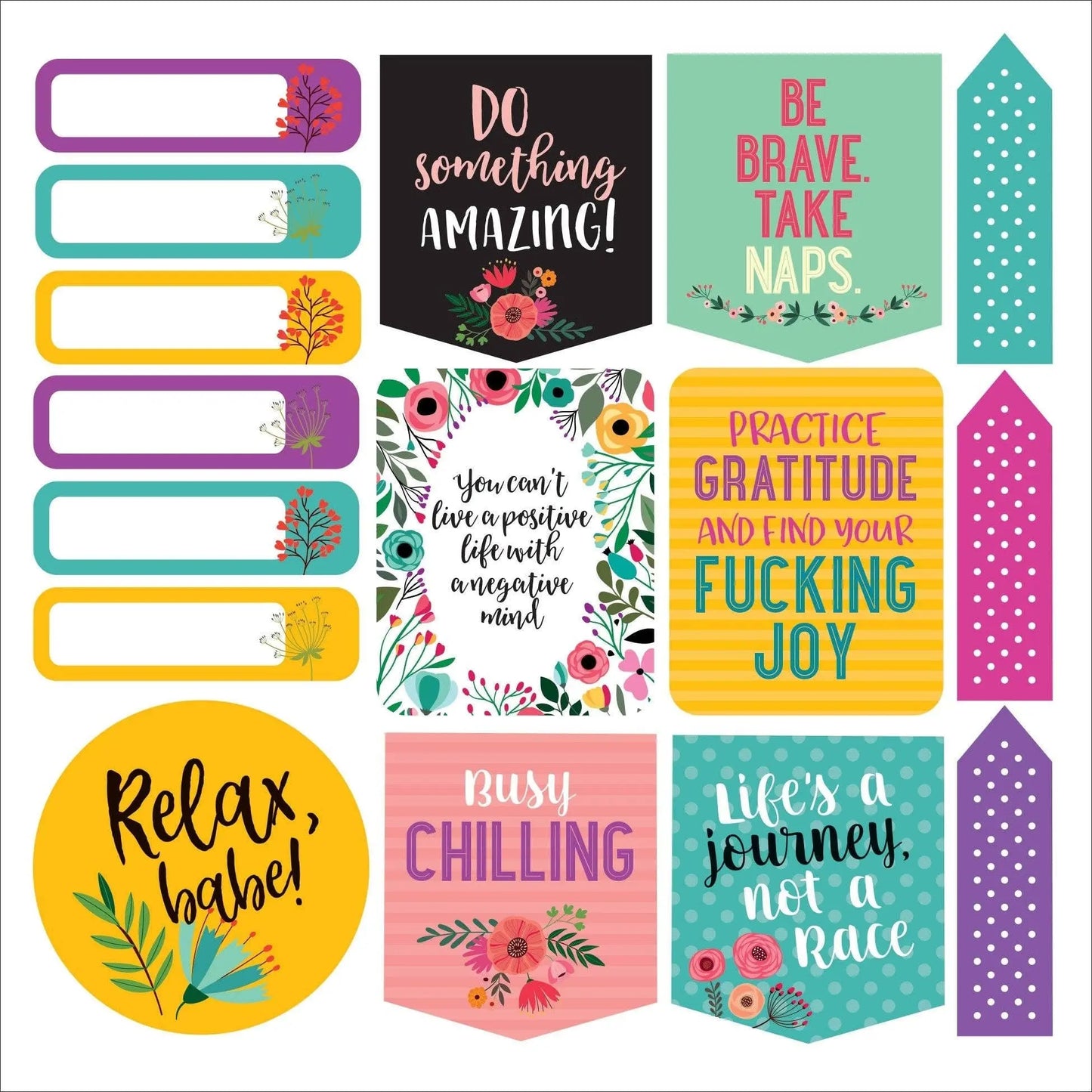Inner F*cking Peace Book of Stickers - Harper Grace Press