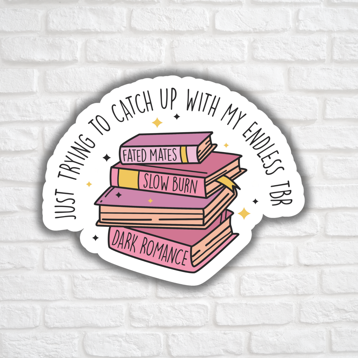 Trying to catch up with my TBR - Sticker