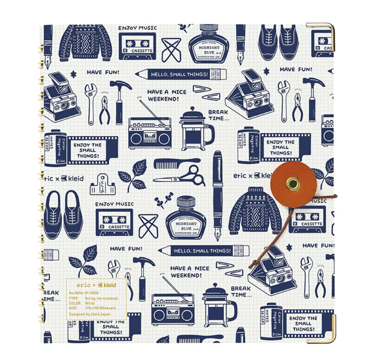 Kleid x eric Binder Notebook (White) Kleid