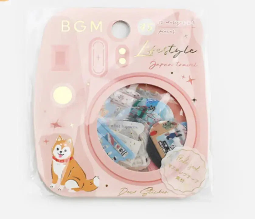 Lifestyle- Japan Travel: Flake Washi Stickers