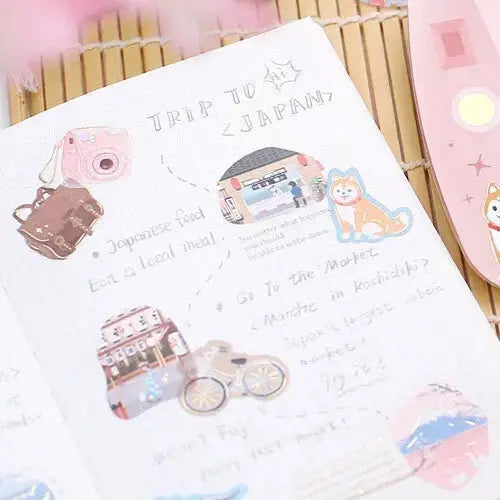 Lifestyle- Japan Travel: Flake Washi Stickers