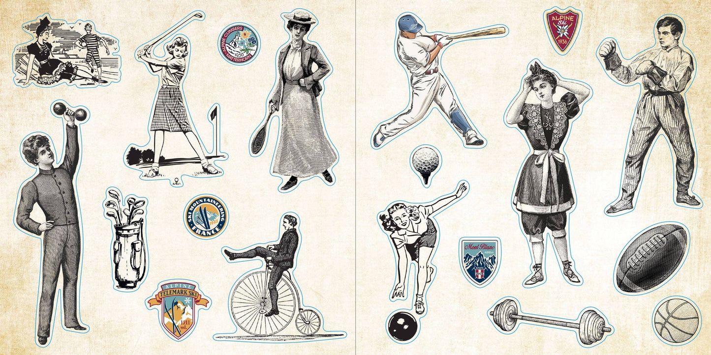 Loads of Ephemera Sticker Book (580 stickers) Peter Pauper Press