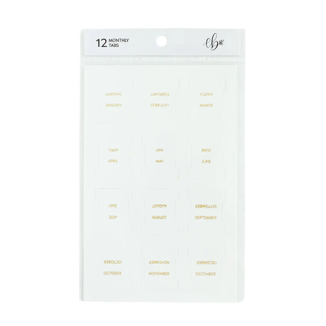 Monthly Planner Tabs Elyse Breanne Design