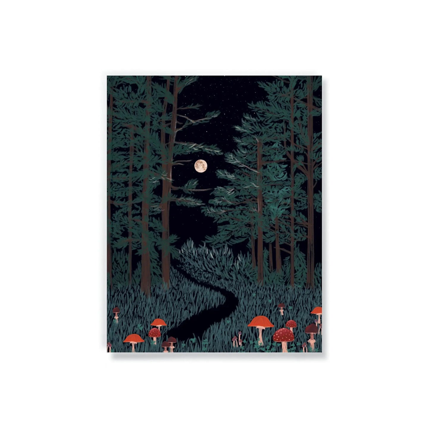 Moonrise Forest Layflat Journal Notebook