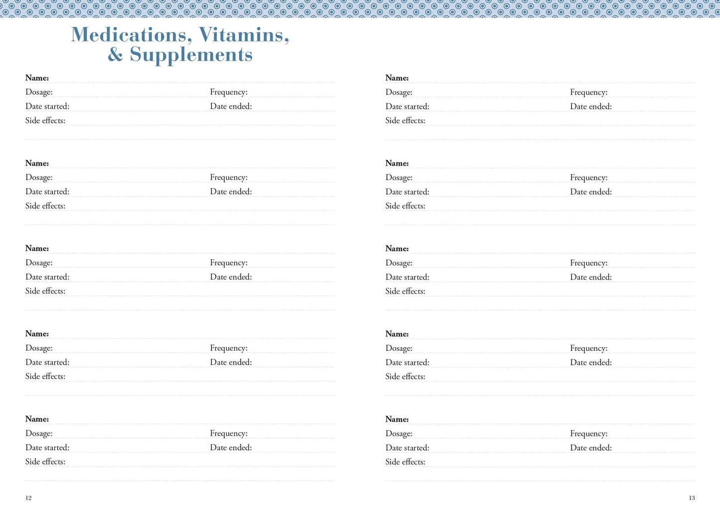 My Personal Health Record Keeper - Harper Grace Press