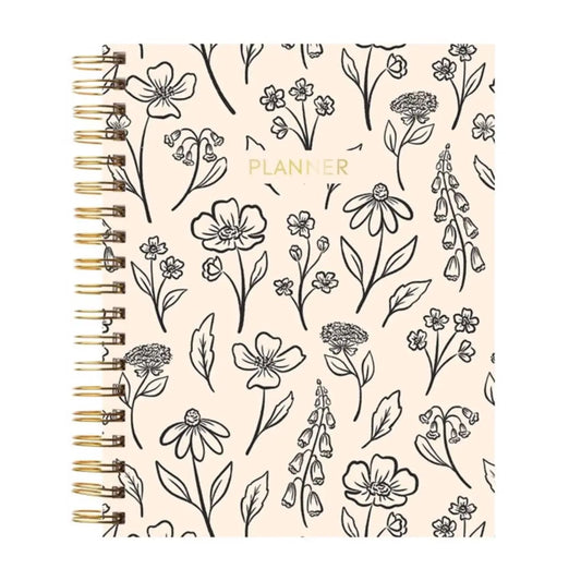 Pressed Floral Undated Planner Elyse Breanne Design
