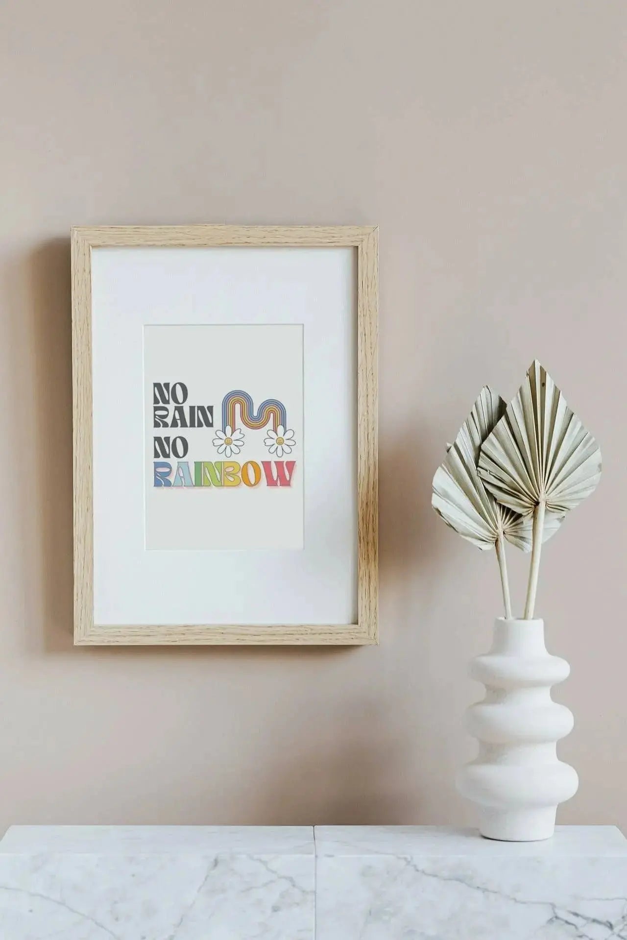 Rainbow | Typography Print - Size A4