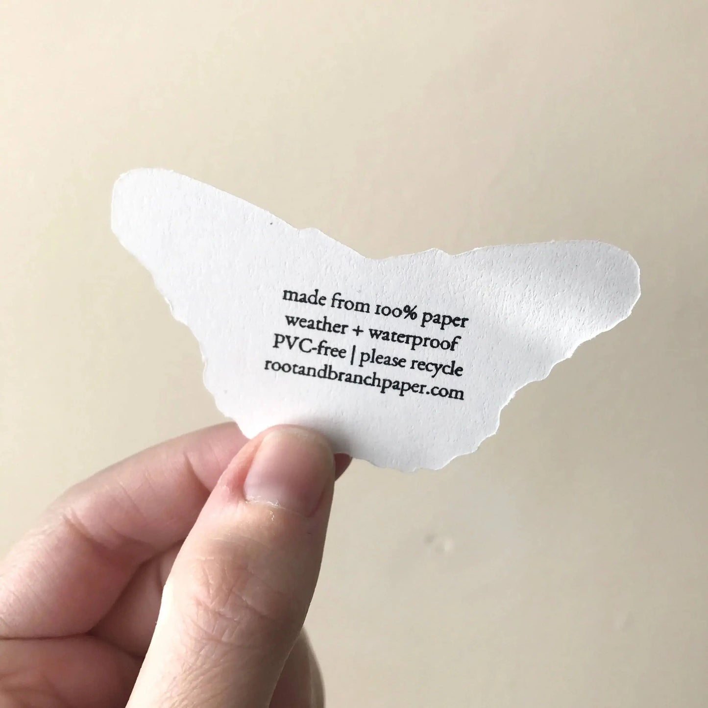 Red Spotted Purple Butterfly Eco-Friendly Paper Sticker