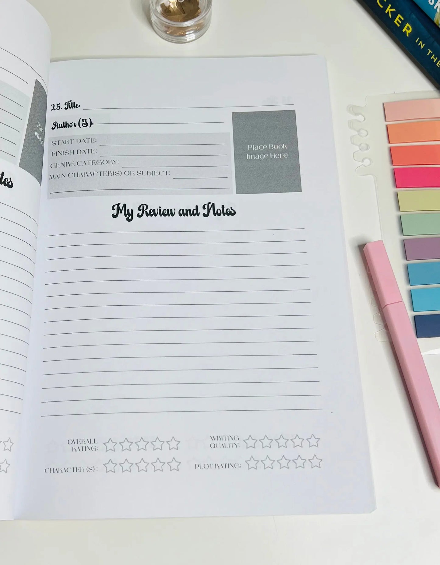 Retro Reading Journal (Paperback) Harper Grace Press