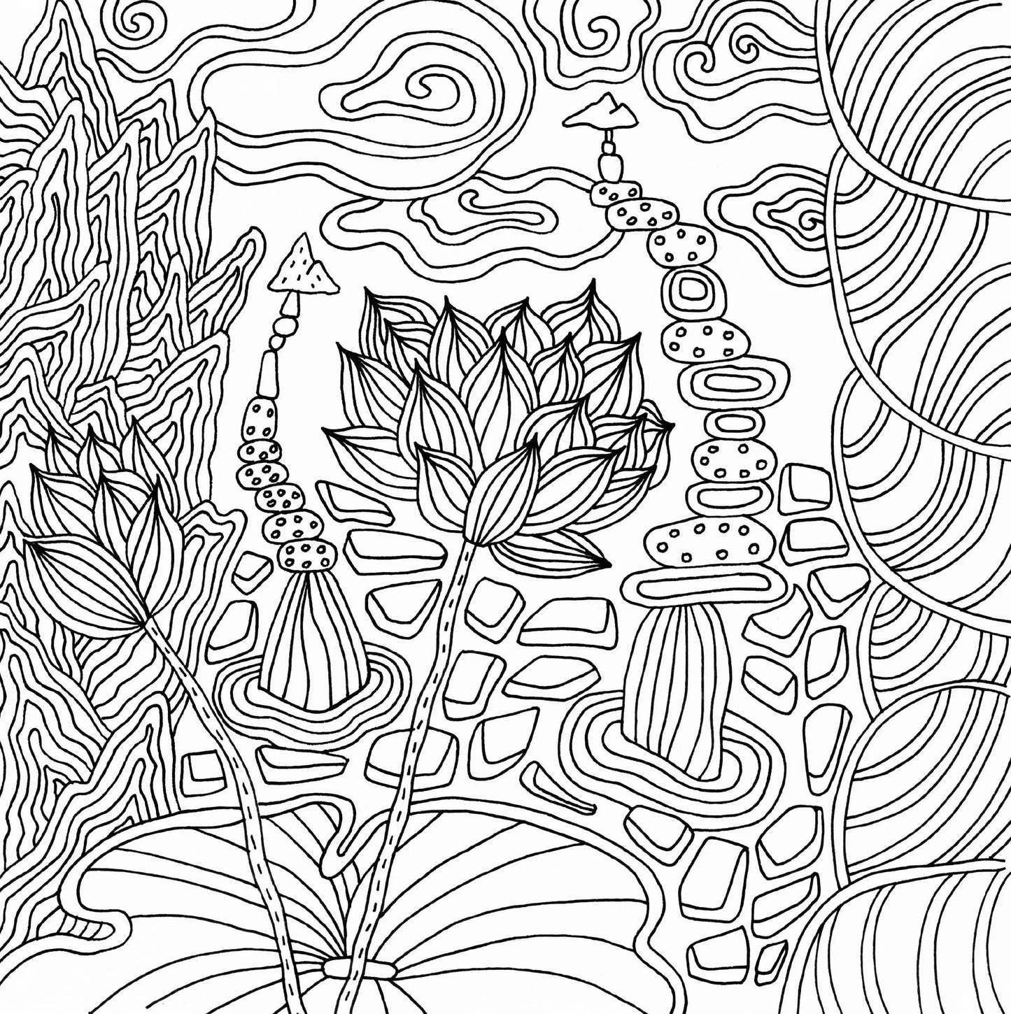 Serenity Coloring Book Peter Pauper Press
