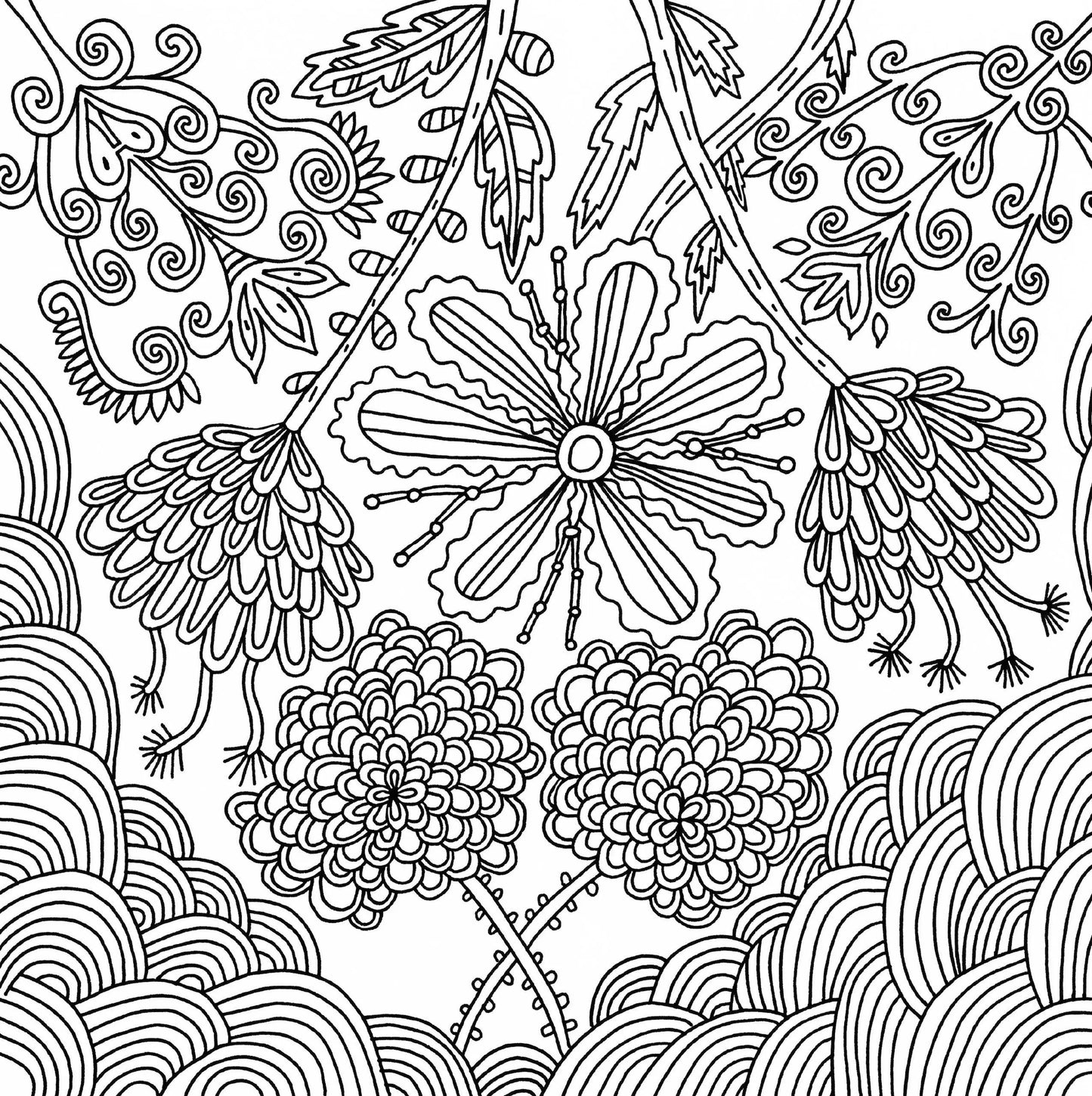 Serenity Coloring Book Peter Pauper Press