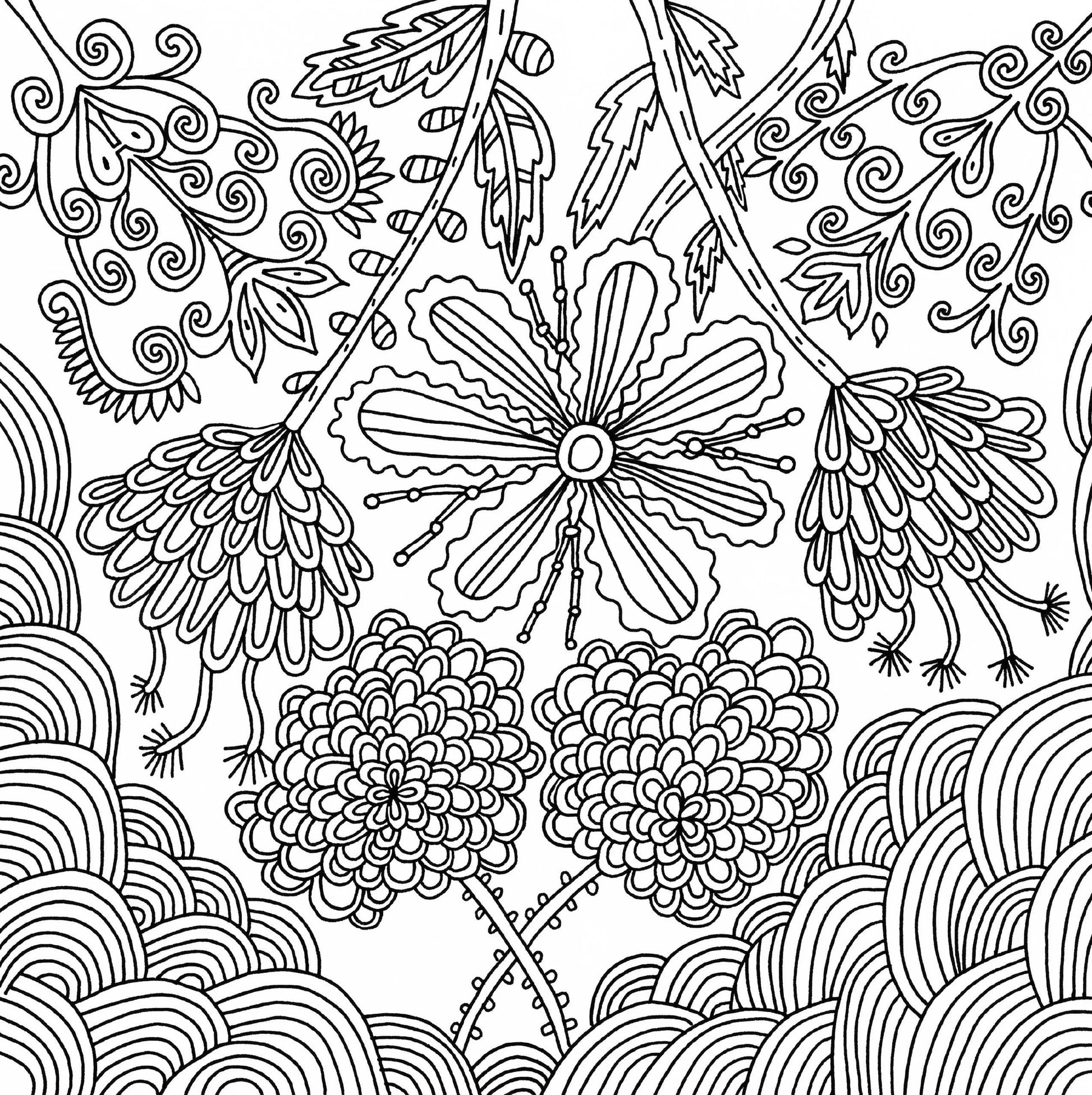 Serenity Coloring Book Peter Pauper Press