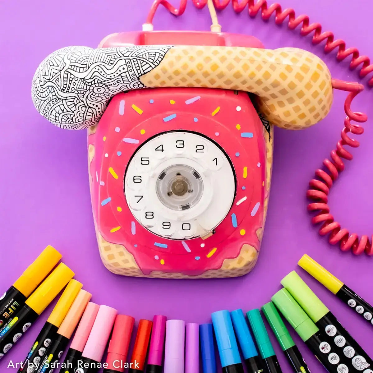 Special Colours 1mm Fine Tip Acrylic Paint Pens - Set of 12 Life of Colour