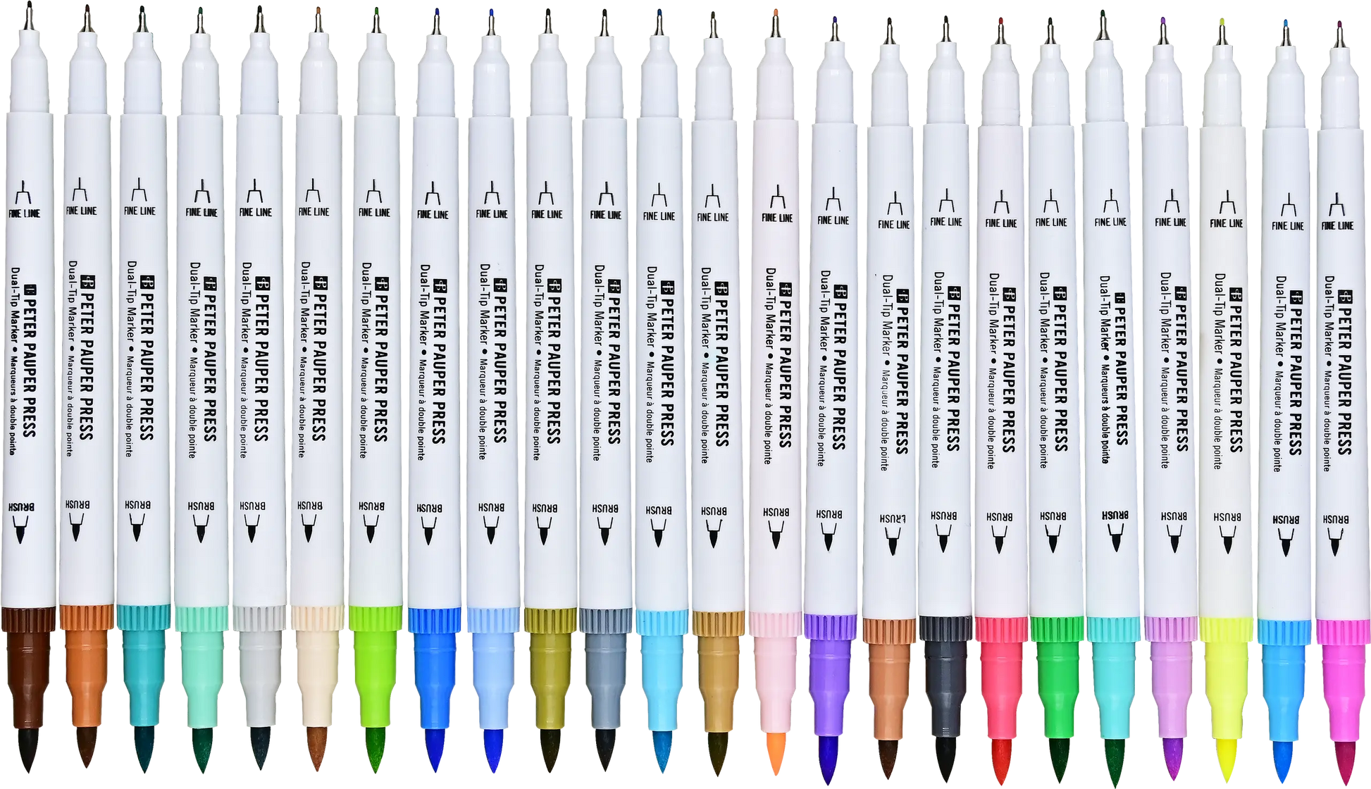 Studio Series Dual-Tip Pastel Markers (Set of 24) Peter Pauper Press