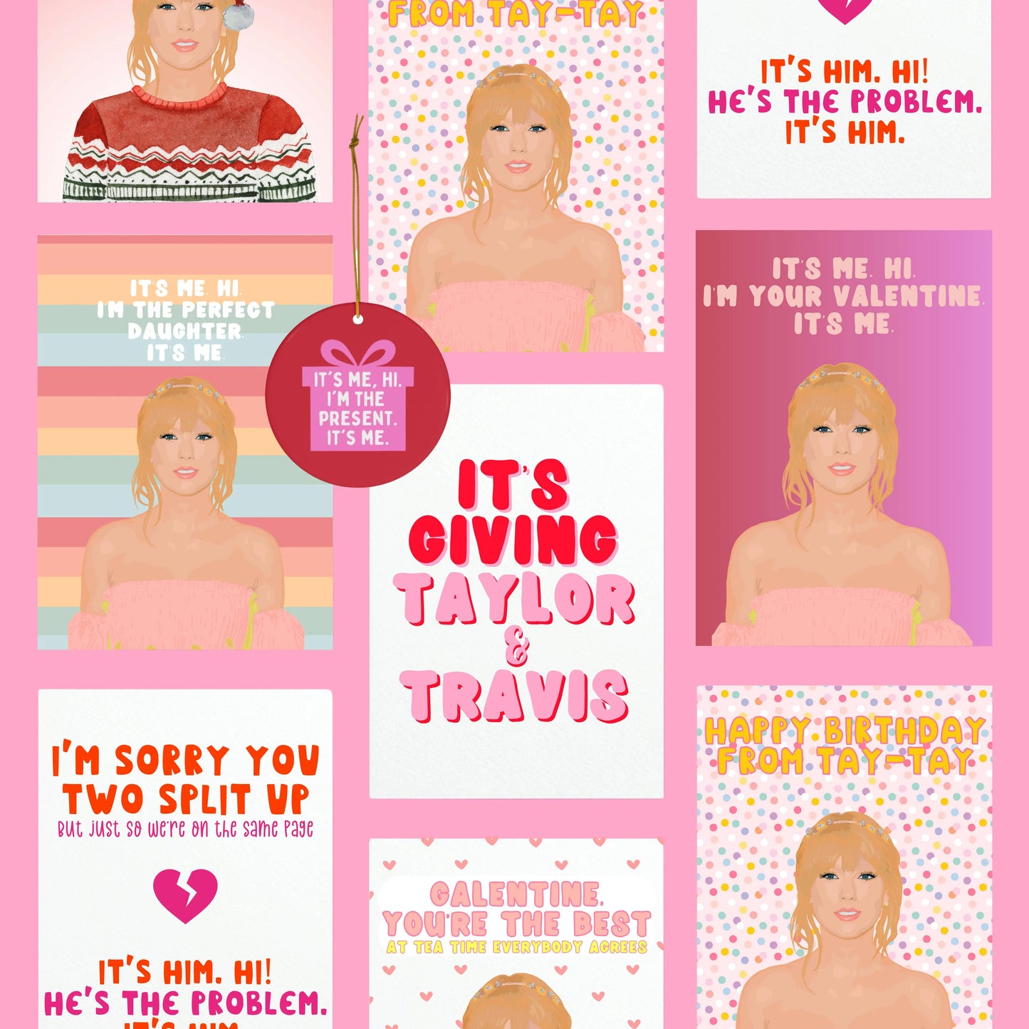 TTPD Taylor Swift Birthday Card The Tortured Poet Society Harper Grace Press